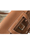 Hermes Halzan 31cm Bag In Gold Clemence Leather  Replica
