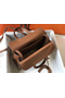 Hermes Halzan 31cm Bag In Gold Clemence Leather  Replica