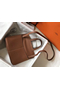 Hermes Halzan 31cm Bag In Gold Clemence Leather  Replica