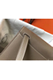 Hermes Halzan 31cm Bag In Taupe Clemence Leather  Replica