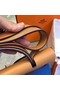 Hermes Herbag 31CM Original Canvas Leather & Calfskin 45987 Blue&Apricot  Replica
