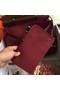Hermes Herbag 31CM Original Canvas Leather & Calfskin 45987 Wine  Replica