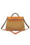 Hermes HerBag 33CM Togo Leather Bag Brown&Orange  Replica