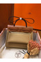 Hermes Herbag Zip 31cm Bag In Brown And Beige  Replica