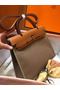 Hermes Herbag Zip 31cm Bag In Brown And Taupe  Replica