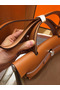 Hermes Herbag Zip 31cm Bag In Brown And Taupe  Replica