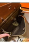 Hermes Herbag Zip 31cm Bag In Brown And Taupe  Replica