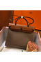 Hermes Herbag Zip 31cm Bag In Brown And Taupe  Replica