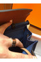 Hermes Herbag Zip 31cm Bag In Camel And Blue  Replica