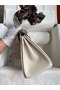 Hermes HSS Birkin 25 Bicolor Bag in Craie and Gris Asphalt Epsom Calfskin  Replica