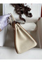 Hermes HSS Birkin 25 Bicolor Bag in Gold and Craie Clemence Leather  Replica