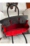 Hermes HSS Birkin 30 Bicolor Bag in Black and Red Chevre Mysore Leather  Replica