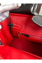 Hermes HSS Birkin 30 Bicolor Bag in Black and Red Chevre Mysore Leather  Replica
