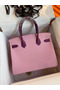 Hermes HSS Birkin 30 Bicolor Bag in Mauve Sylvestre and Anemone Epsom Calfskin  Replica