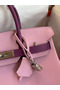 Hermes HSS Birkin 30 Bicolor Bag in Mauve Sylvestre and Anemone Epsom Calfskin  Replica