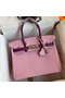 Hermes HSS Birkin 30 Bicolor Bag in Mauve Sylvestre and Anemone Epsom Calfskin  Replica
