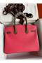Hermes HSS Birkin 30 Bicolor Bag in Rose Lipstick and Taupe Epsom Calfskin  Replica