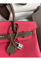 Hermes HSS Birkin 30 Bicolor Bag in Rose Lipstick and Taupe Epsom Calfskin  Replica