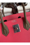 Hermes HSS Birkin 30 Bicolor Bag in Rose Lipstick and Taupe Epsom Calfskin  Replica