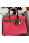 Hermes HSS Birkin 30 Bicolor Bag in Rose Lipstick and Taupe Epsom Calfskin  Replica