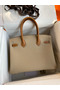 Hermes HSS Birkin 30 Bicolor Bag in Trench and Gold Epsom Calfskin  Replica