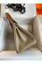Hermes HSS Birkin 30 Bicolor Bag in Trench and Gold Epsom Calfskin  Replica