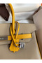 Hermes HSS Birkin 30 Bicolor Bag in Trench and Yellow Epsom Calfskin  Replica