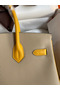 Hermes HSS Birkin 30 Bicolor Bag in Trench and Yellow Epsom Calfskin  Replica