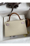 Hermes HSS Kelly Mini II Sellier Tri-color Bag In Craie/Pink/Gold Epsom Calfskin  Replica