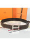 Hermes Imported Belt HR1002D Dark Brown  Replica
