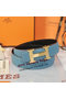 Hermes Imported Belt HR1002I Light Blue  Replica