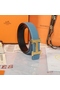 Hermes Imported Belt HR1002I Light Blue  Replica