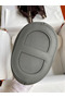 Hermes In The Loop 18 Handmade Bag in Gris Meyer Clemence Leather  Replica
