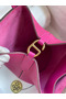 Hermes In The Loop 18 Handmade Bag in Rose Purple Clemence Leatherther  Replica