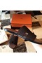 Hermes Izmir Sandals In Chocolate Suede Leather  Replica