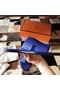 Hermes Izmir Sandals In Electric Blue Epsom Leather  Replica