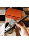 Hermes Izmir Sandals In Grey Shiny Niloticus Crocodile  Replica