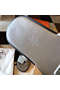 Hermes Izmir Sandals In Grey Shiny Niloticus Crocodile  Replica