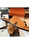 Hermes Izmir Sandals In Orange Suede Leather  Replica