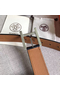 Hermes James 35MM Belt In Black Box Calfskin  Replica