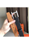 Hermes James 35MM Belt In Black Box Calfskin  Replica