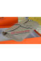 Hermes Jige Clutch Bag Calfskin Leather Grey  Replica