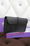 Hermes Jige Clutch Bag Calfskin Leather H258 Black  Replica