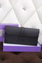 Hermes Jige Clutch Bag Calfskin Leather H258 Black  Replica