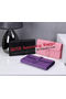 Hermes Jige Clutch Bag Calfskin Leather H8057 Purple  Replica
