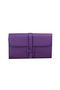 Hermes Jige Clutch Bag Calfskin Leather H8057 Purple  Replica