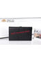 Hermes Jige Clutch Bag Calfskin Leather HQ864 Black  Replica
