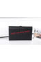 Hermes Jige Clutch Bag Calfskin Leather HQ864 Black  Replica
