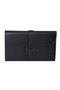 Hermes Jige Clutch Bag Calfskin Leather HQ864 Black  Replica