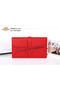 Hermes Jige Clutch Bag Calfskin Leather HQ864 Red  Replica